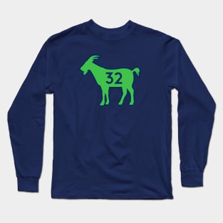 MIN GOAT - 32 - Navy Long Sleeve T-Shirt